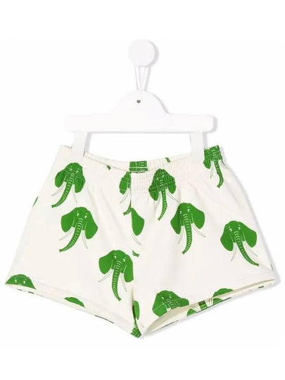 Kids Elephant Short Pants Off White 22230119 11 - MINI RODINI - BALAAN 2