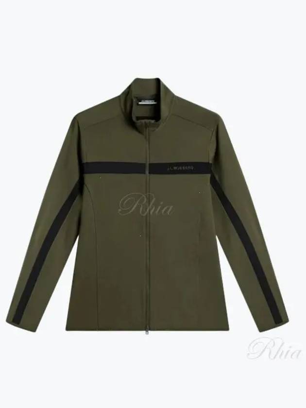 Jarvis Mid Layer Zip Up Jacket Green - J.LINDEBERG - BALAAN 2