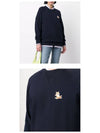 Chillax Fox Patch Classic Sweatshirt Navy - MAISON KITSUNE - BALAAN 6