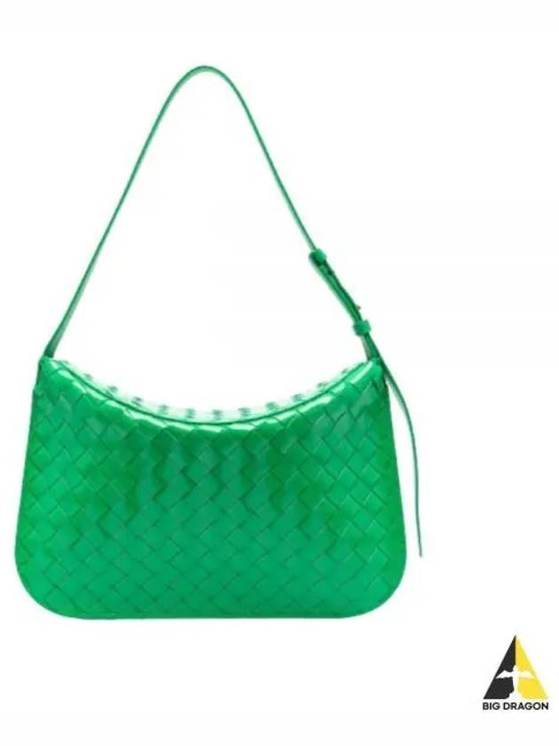 Intrecciato Flap Shoulder Bag Parakeet - BOTTEGA VENETA - BALAAN 2