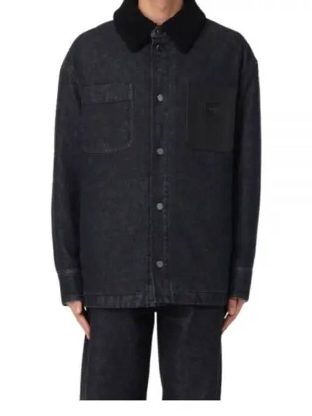 Pocket Denim Jacket Black - FENDI - BALAAN 2