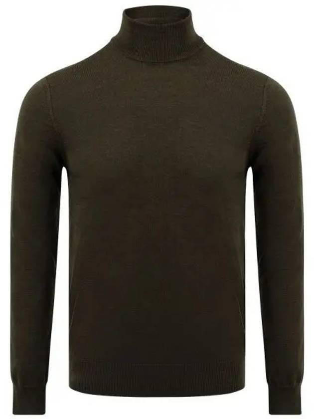 Lyd Merino Wool Turtleneck Forest Green - J.LINDEBERG - BALAAN 2