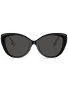 Eyewear Vintage Check Cat Eye Frame Sunglasses BE4407385387 - BURBERRY - BALAAN 1