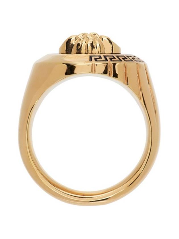 Men's Medusa Logo Ring Gold - VERSACE - BALAAN 3