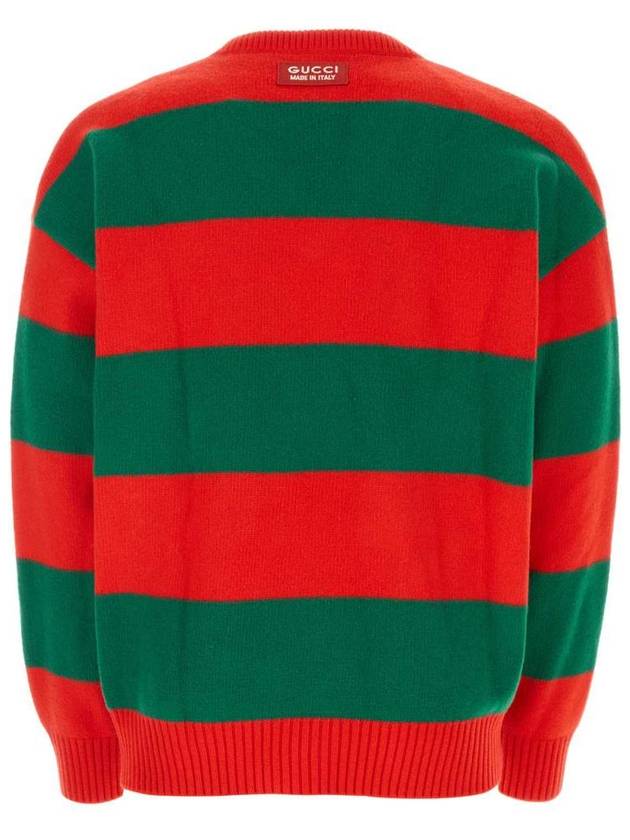 24 ss Felt Wool Striped Sweater 763344 XKDNH 6565 B0110996509 - GUCCI - BALAAN 3