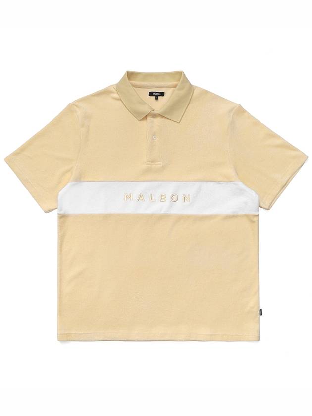 Bermuda Collection Terry Polo T-Shirt BEIGE M3313LTS03BEI - MALBON GOLF - BALAAN 2