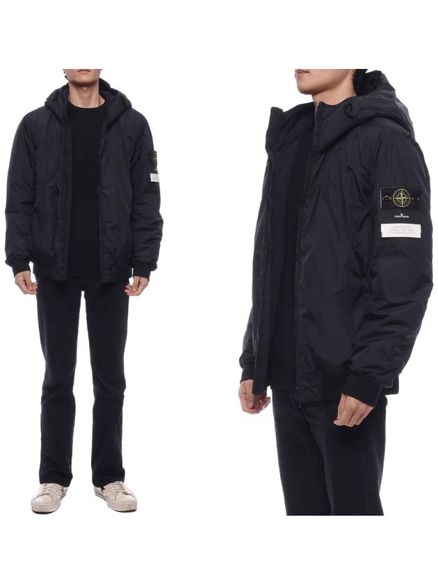 Crinkle Reps R NY Padding Navy - STONE ISLAND - BALAAN 2