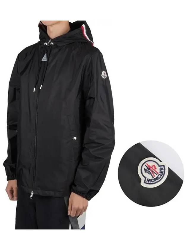 Men's Grimpeurs Hooded Windbreaker Black - MONCLER - BALAAN 2