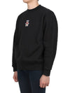 Logo Patch Sweatshirt Black - MONCLER - BALAAN 4