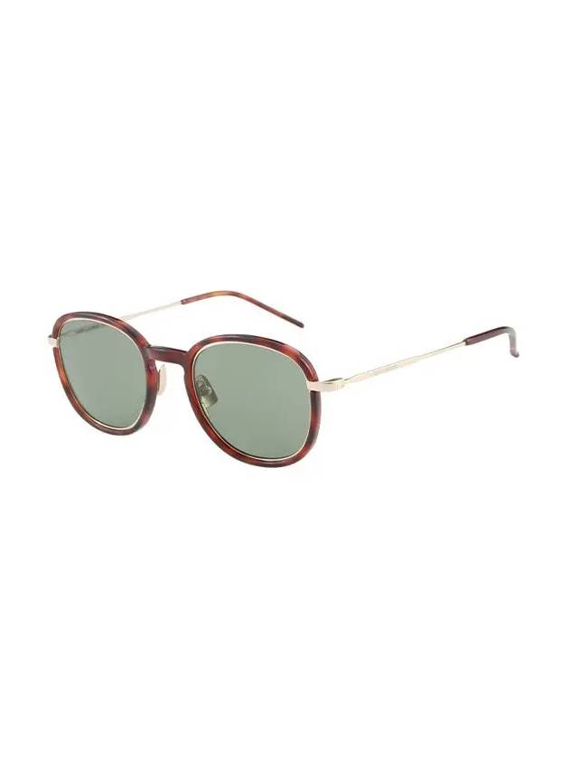 Round Sunglasses Havana - SAINT LAURENT - BALAAN 4