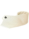 Polka Dot Silk Tie White - DOLCE&GABBANA - BALAAN 1