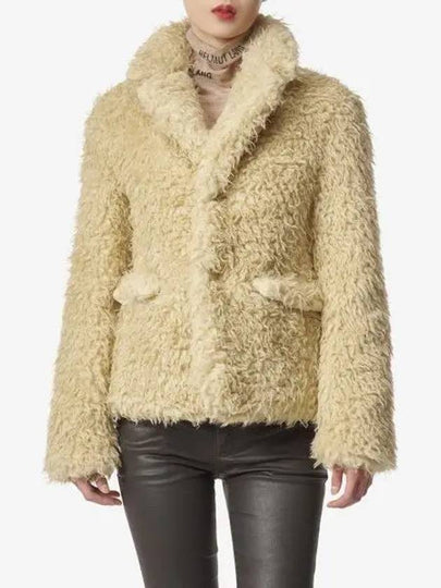 Faux Fur Jacket Beige - MAISON MARGIELA - BALAAN 2