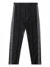 Triangle Logo Stripe Straight Pants Black - PRADA - BALAAN 2