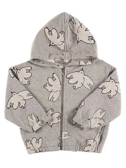 Freedom Bird Hooded Zip Up Jacket Grey - BOBO CHOSES - BALAAN 2