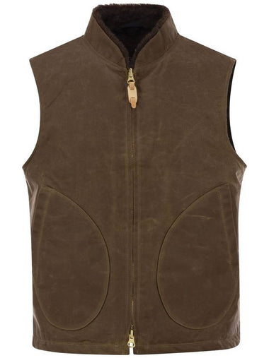 MOUNTAIN VEST - Velvet waistcoat - MANIFATTURA CECCARELLI - BALAAN 1