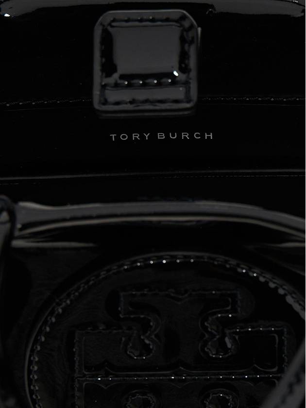 Ella Bio Patent Tote Bag Black - TORY BURCH - BALAAN 5