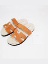 Chypre Shearling Sandals Beige - HERMES - BALAAN 5