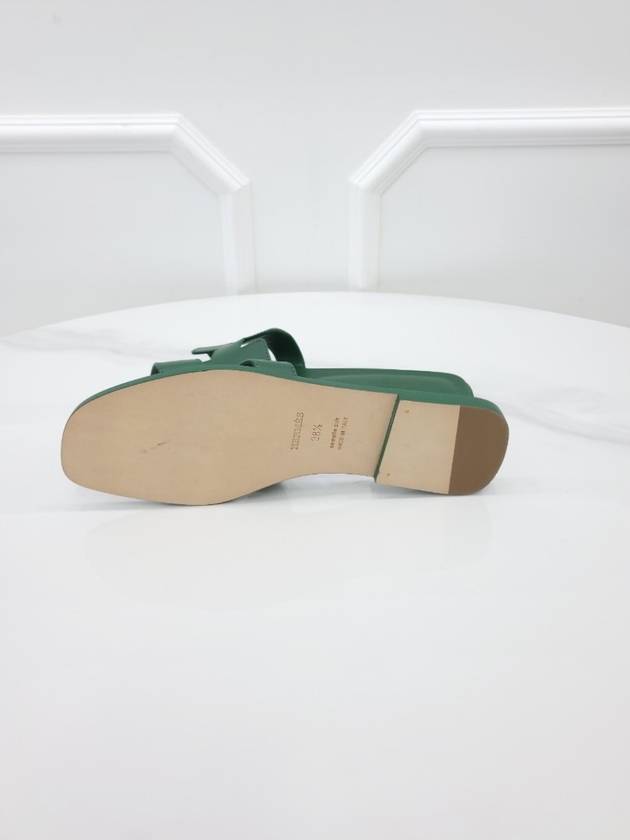 Oran sandals emerald green 38 - HERMES - BALAAN 6