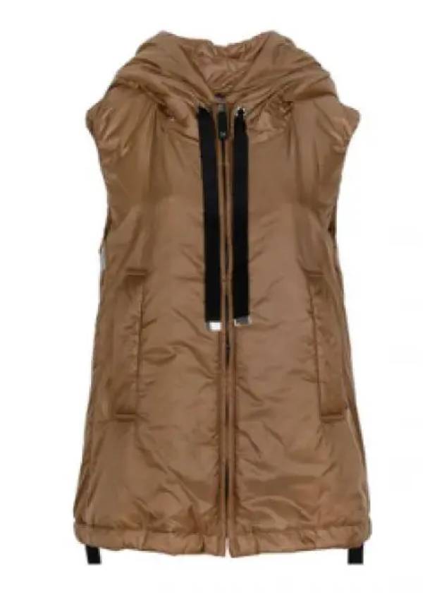 Greengo Water Repellent Padded Vest Camel - MAX MARA - BALAAN 2