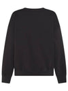 Isoli Oversized Cotton Sweatshirt Black - GANNI - BALAAN 4