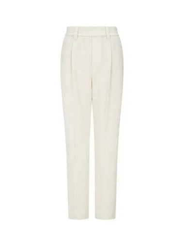 Women s One Tuck Pleated Cashmere Pants Light Beige 270157 - BRUNELLO CUCINELLI - BALAAN 1