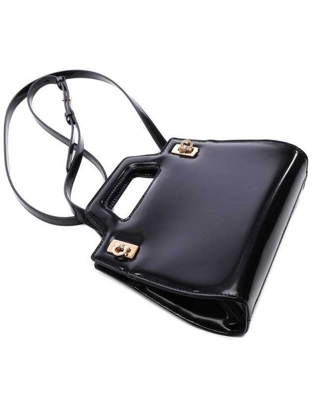 Wanda Mini Bag Black - SALVATORE FERRAGAMO - BALAAN 6