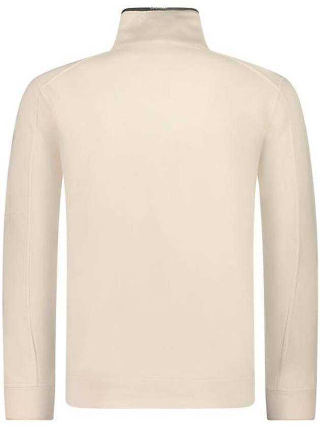 Light Fleece Half Zip-Up Sweatshirt Beige - CP COMPANY - BALAAN 3