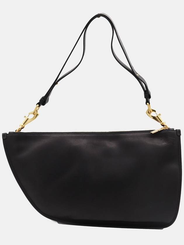 Shield Twin Leather Shoulder Bag Black - BURBERRY - BALAAN 3