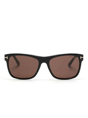 Eyewear Tinted Square Frame Sunglasses FT069801J - TOM FORD - BALAAN 1