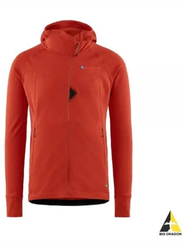 Nyorn 2 0 Hoodie Man Dark Redwood 20625M91 221 - KLATTERMUSEN - BALAAN 2