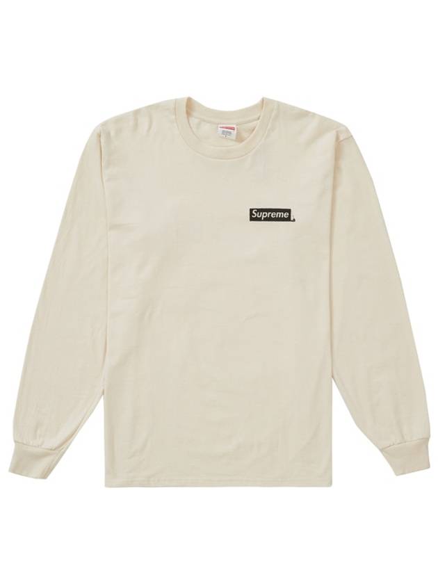 Unique long sleeve tshirt que LS tee natural - SUPREME - BALAAN 2