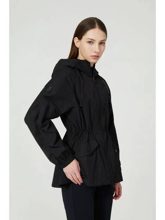 Melissani middle black women s wind jacket - DUVETICA - BALAAN 1