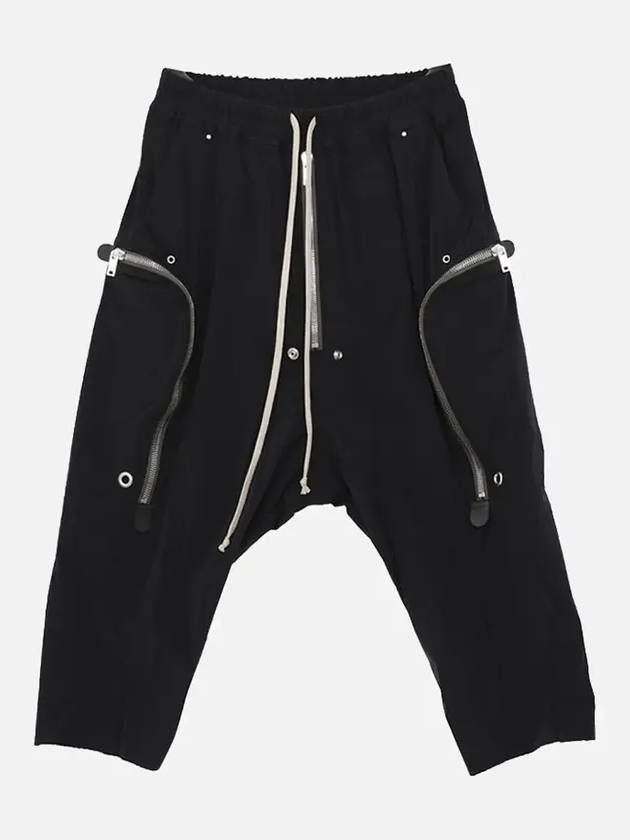 RU01B1348 NBS 09 Cropped Baggy Pants - RICK OWENS - BALAAN 2