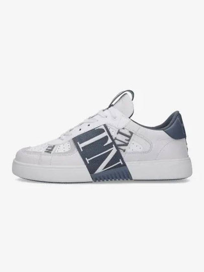 VL7N Lace-Up Leather Low-Top Sneakers White - VALENTINO - BALAAN 2