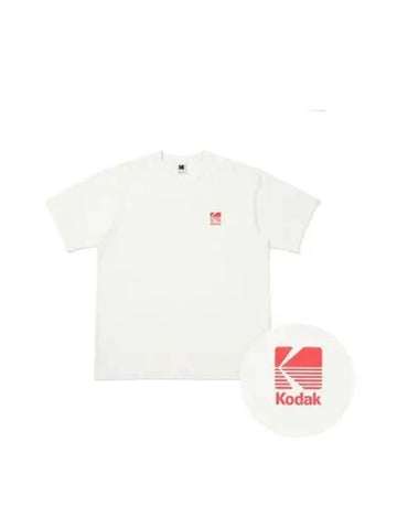 KODAK Apparel Big Logo Semi Overfit Short Sleeve T Shirt BEIGE - KODO - BALAAN 1