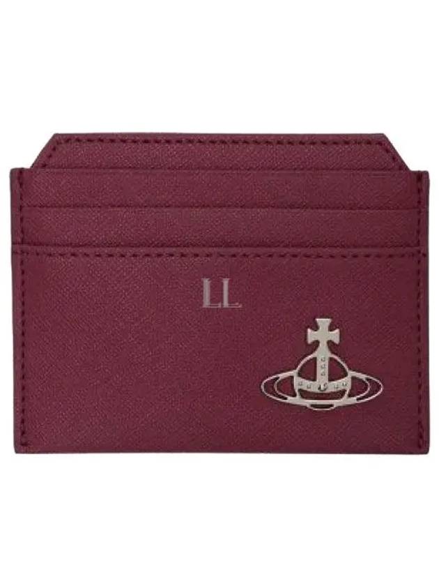 ORB Logo Card Wallet Red - VIVIENNE WESTWOOD - BALAAN 2