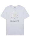 Zwell Logo Print Short Sleeve T-Shirt White - ISABEL MARANT - BALAAN 10