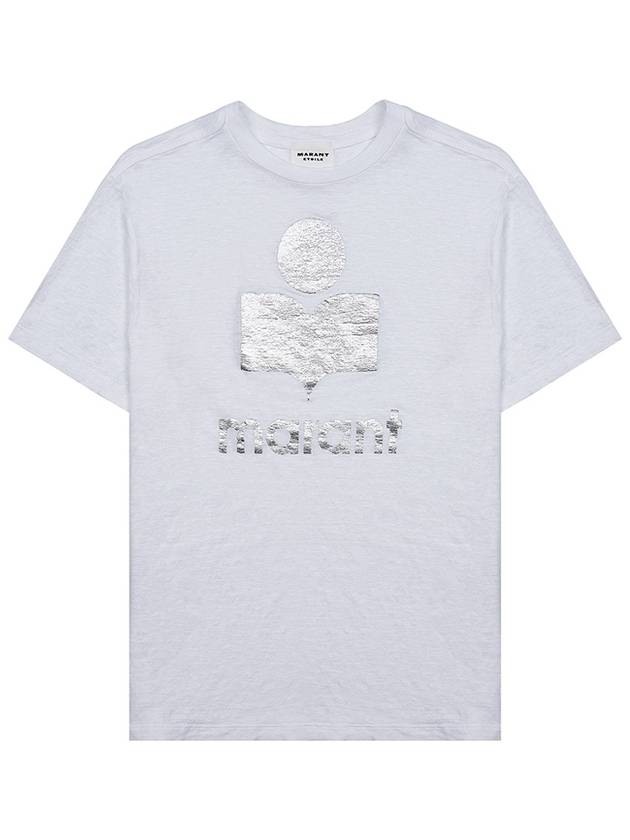 Zwell Logo Print Short Sleeve T-Shirt White - ISABEL MARANT - BALAAN 10