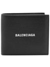 Cash Square Folded Wallet Black - BALENCIAGA - BALAAN 2