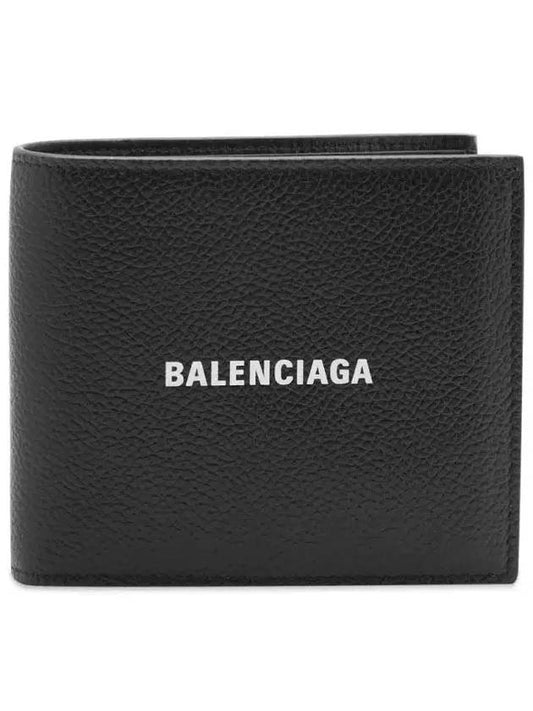 Cash Square Folded Wallet Black - BALENCIAGA - BALAAN 2