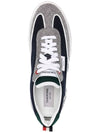 Melton Clear Sole Tech Runner Sneakers Navy Grey - THOM BROWNE - BALAAN 5