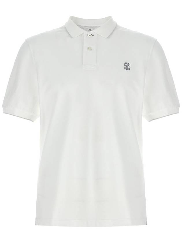 Brunello Cucinelli Logo Piqué Polo Shirt - BRUNELLO CUCINELLI - BALAAN 1