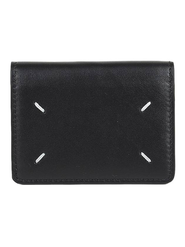 Stitched Halfwallet Black - MAISON MARGIELA - BALAAN 1