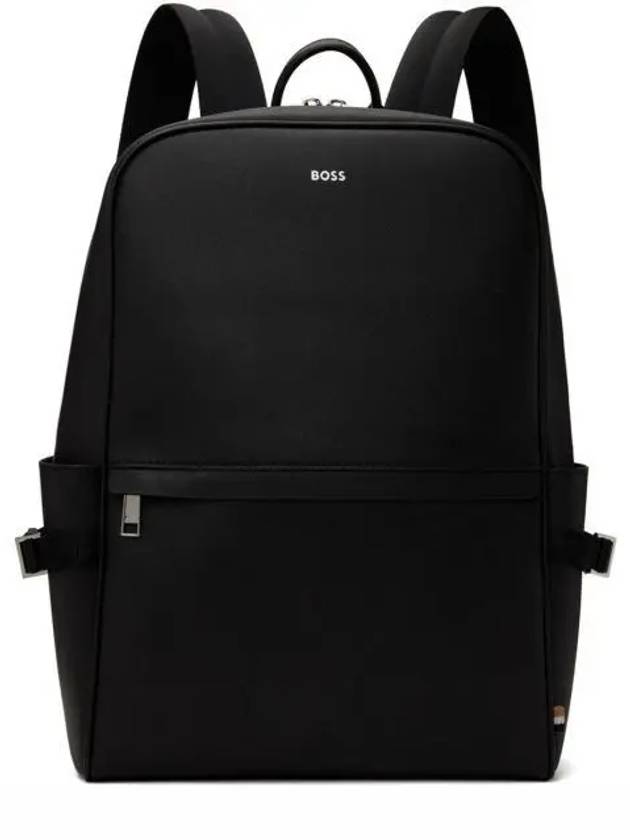 Black Saffiano leather backpack 242085M166007 1149647 - BOSS - BALAAN 1