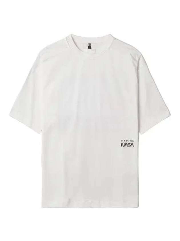 Moon T Shirt Off White Short Sleeve Tee - OAMC - BALAAN 1