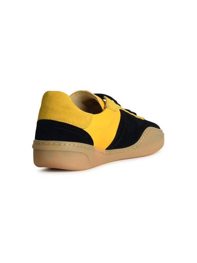 Panel design leather low top sneakers yellow - ACNE STUDIOS - BALAAN 4