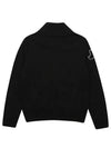 fall wing yarn point sailor collar cardigan 2803LXKWBLACK - BLACK&WHITE - BALAAN 2