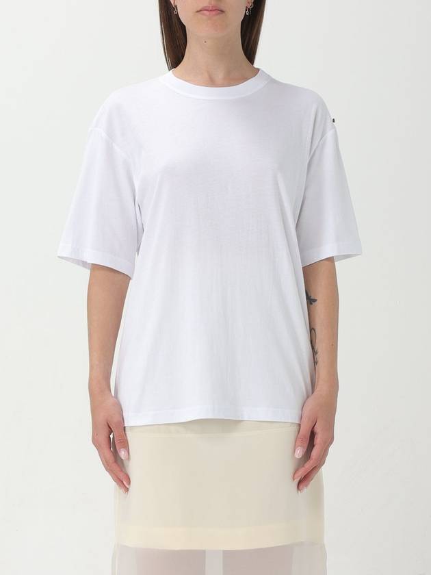 T-shirt Sportmax in cotone con strass - MAX MARA SPORTMAX - BALAAN 1