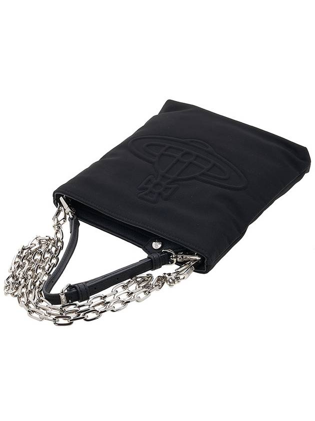 Square Re-Nylon Shoulder Bag Black - VIVIENNE WESTWOOD - BALAAN 5