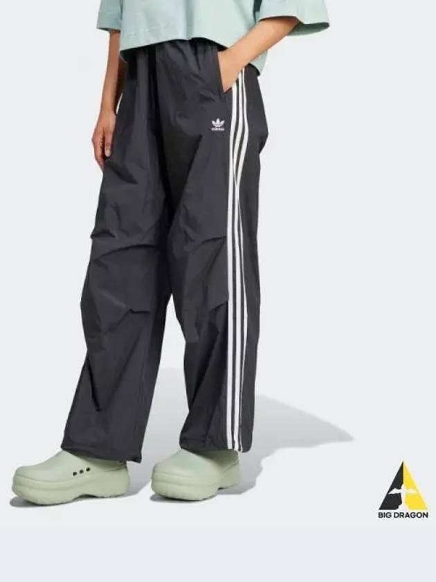 3S Woven Parachute Pants BLACK - ADIDAS - BALAAN 1